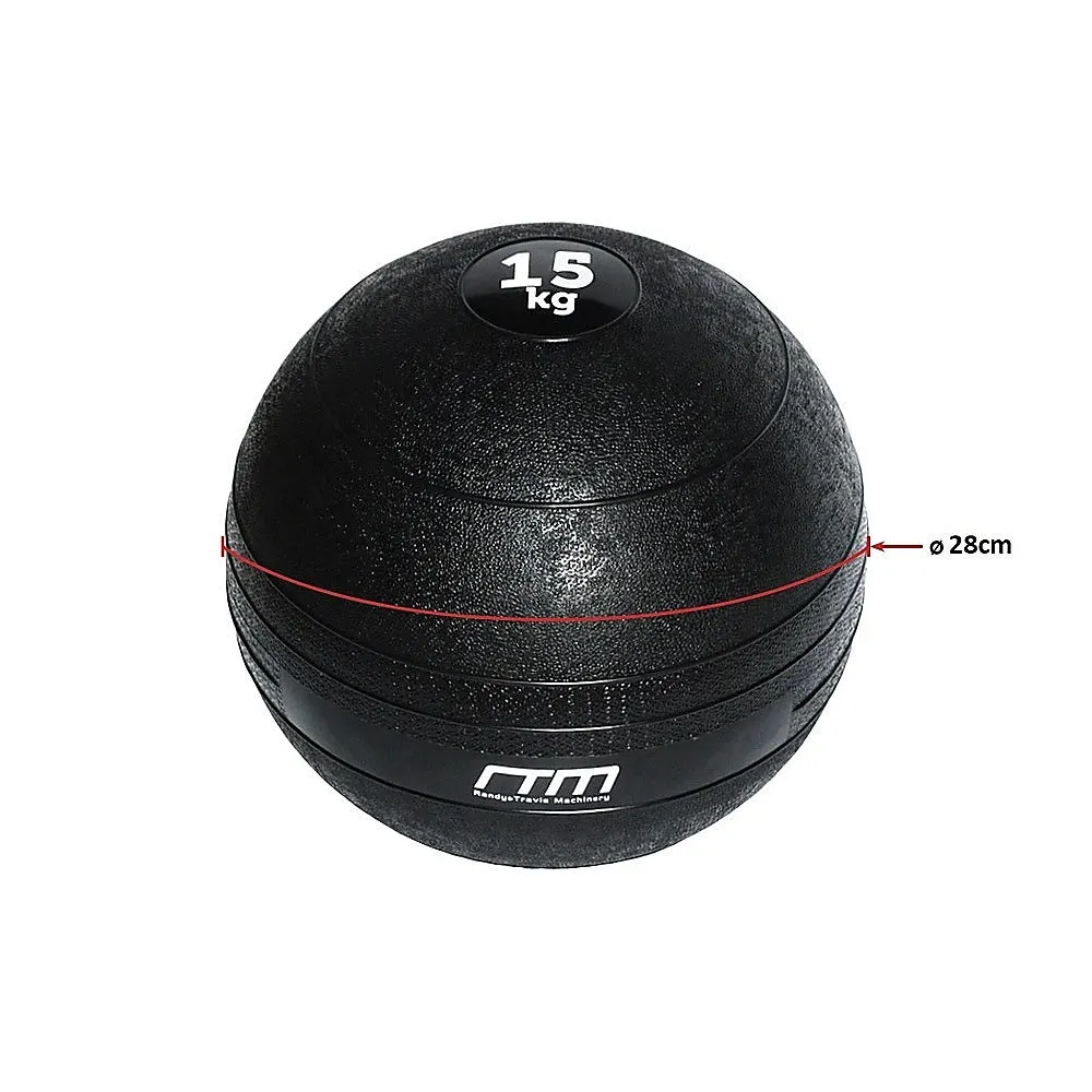 15kg Sand Filled No-Bounce Slam Ball CrossFit Fitness