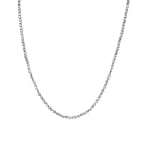 24 Inch Crown Prong Tennis Necklace