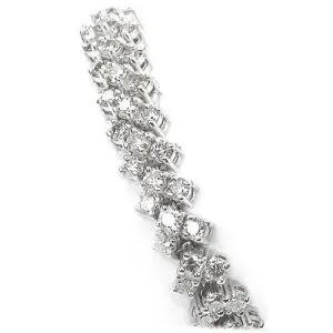 4.10-8.80 CT Round Cut Diamonds - Tennis Bracelet