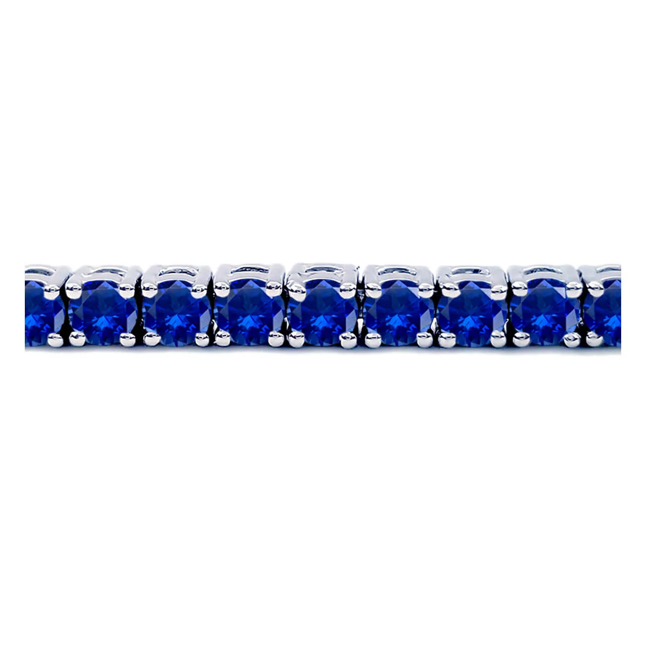 5 Carat Blue Sapphire Tennis Bracelet