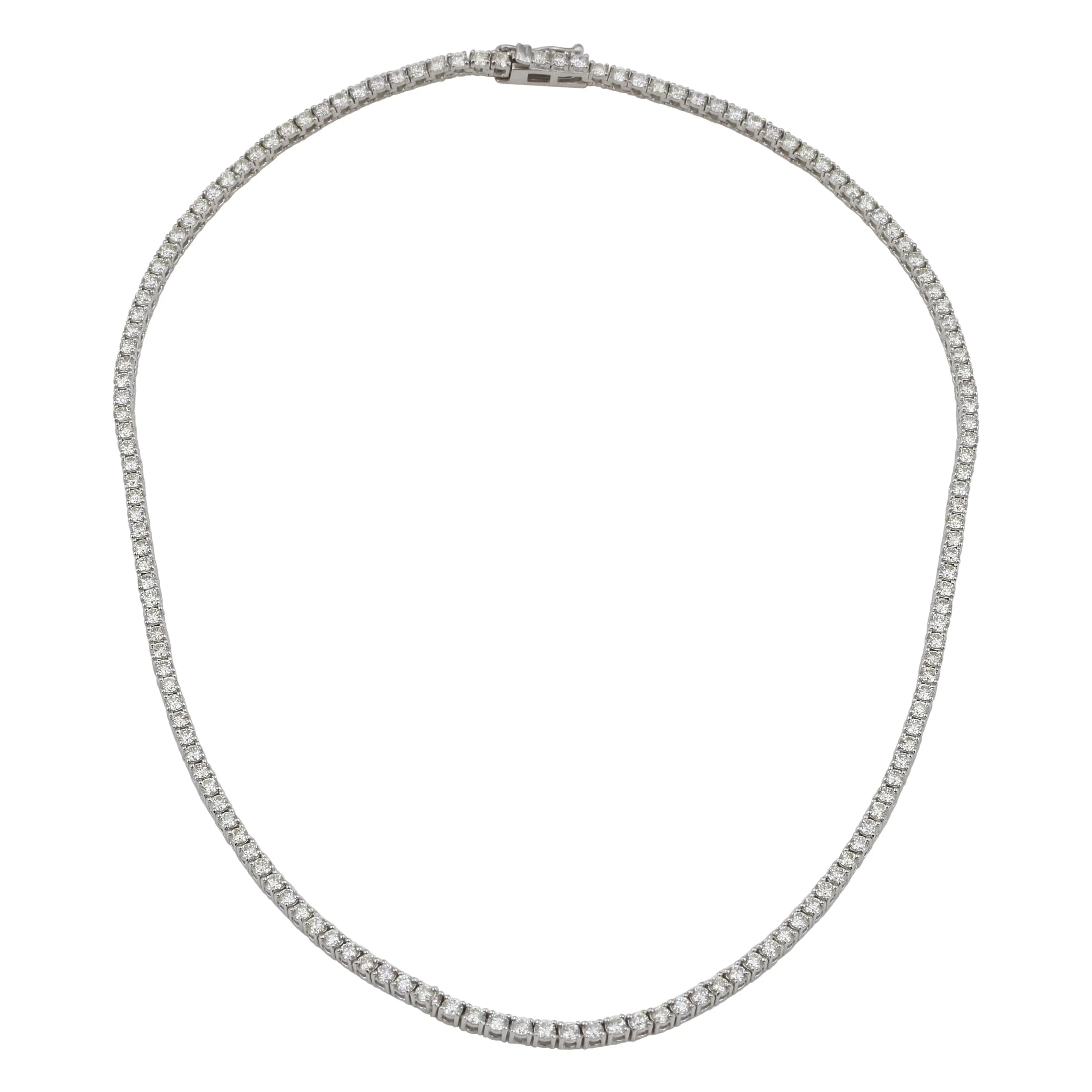 5 Carat Classic Diamond Tennis Necklace