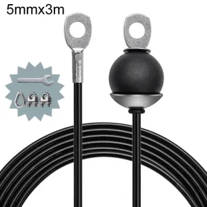 5mmx3m Adjustable Fitness Equipment Accessories Wire Rope