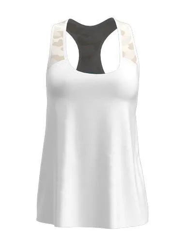 AB SPORT White Camo Ladies Tennis Racerback Tank TT102 - CAMO