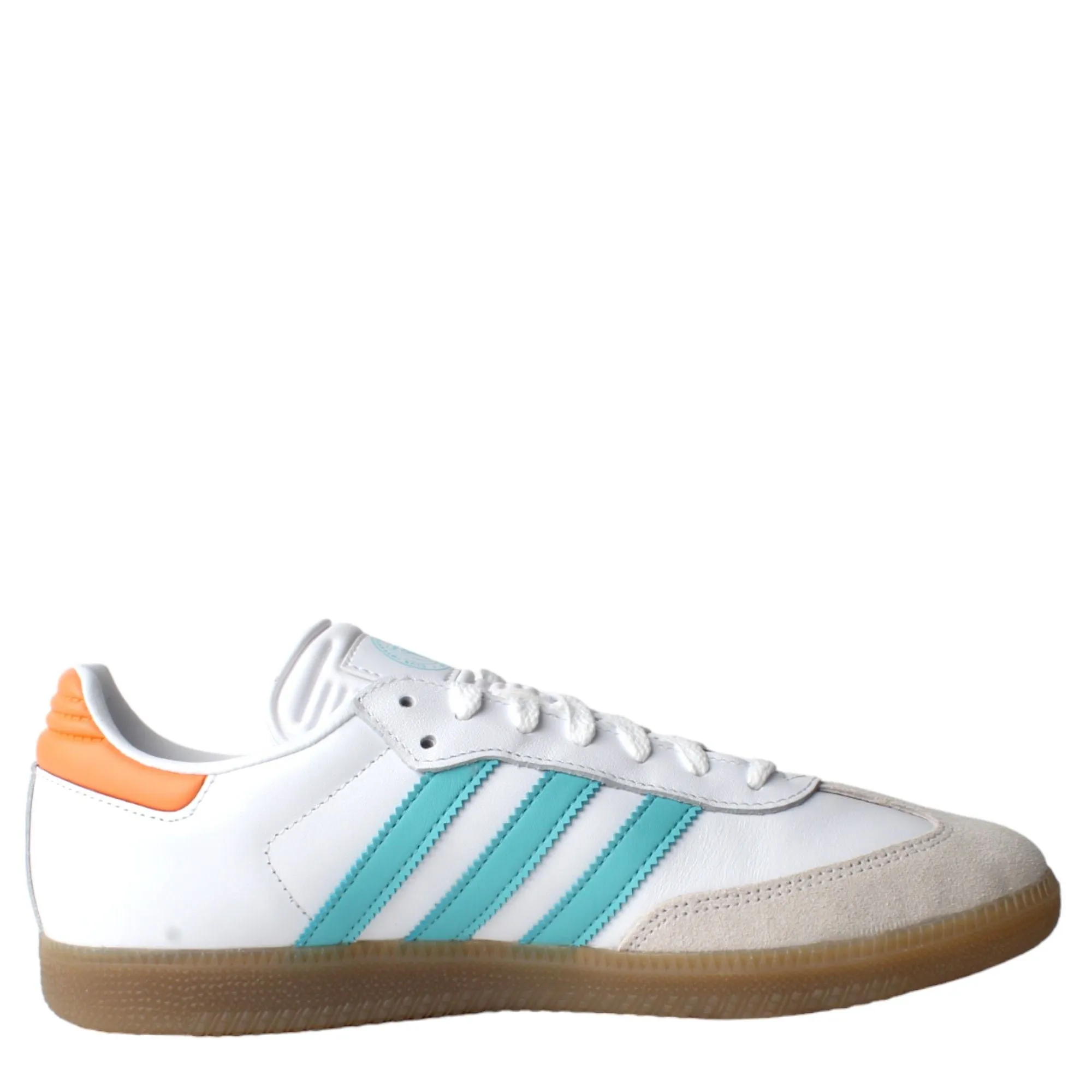 Adidas Men's Samba Inter Miami Shoes - White / Easy Mint / Pink