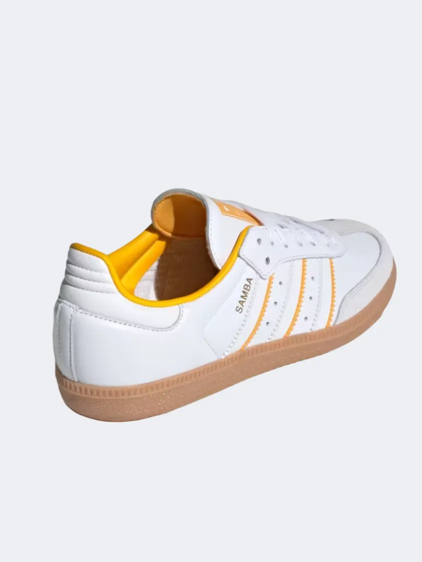 Adidas Samba Og Boys Original Shoes White/Yellow