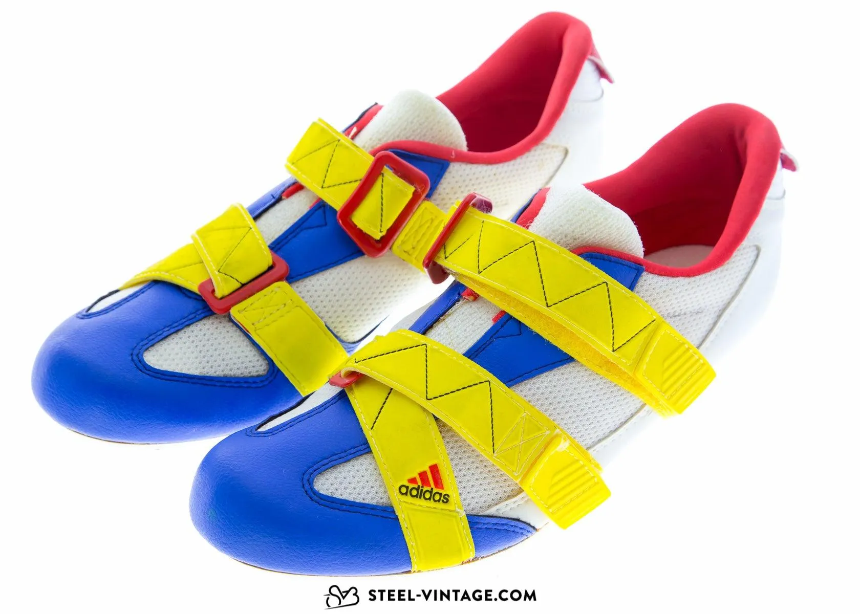 Adidas Tanarg Blue Yellow Red Shoes NOS 42 2/3