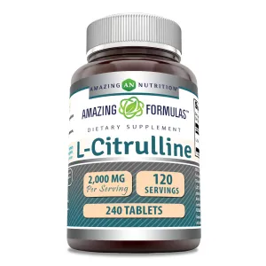 Amazing Formulas L-Citrulline | 2000 Mg Per Serving | 240 Tablets