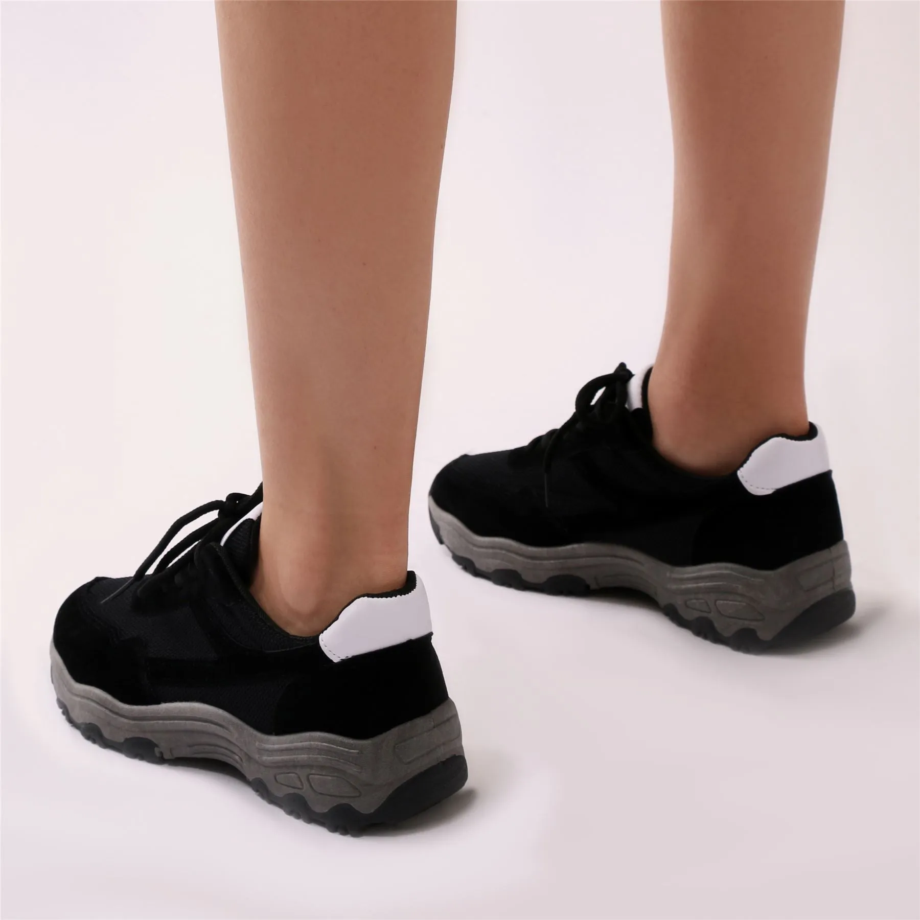 Angst Chunky Trainers in Black