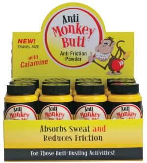 Anti Monkey Butt 817015 Anti-Friction Powder, Powder, 1.5 oz Bottle :EA: QUANTITY: 12