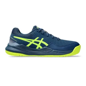 Asics Gel Resolution 9 GS Mako Blue/Safety Yellow