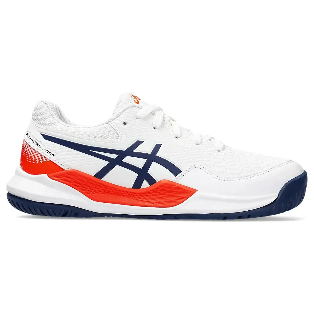 Asics Gel-Resolution 9 GS White/Blue Expanse