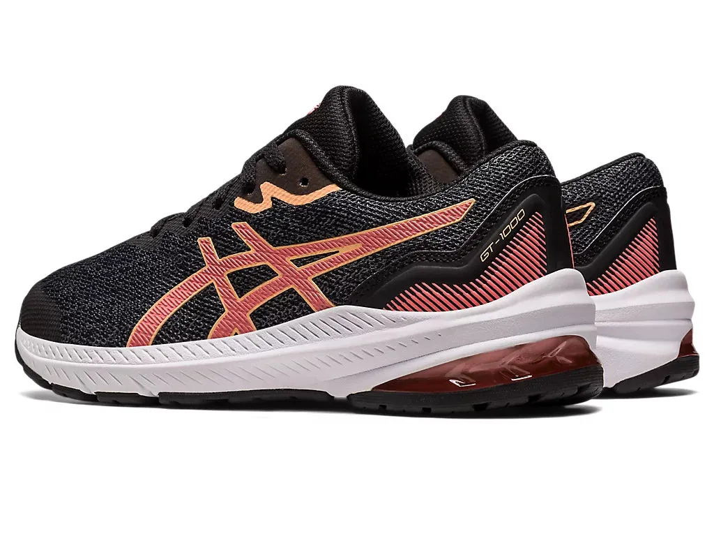 Asics Kid's GT 1000 11 GS - Black/Papaya