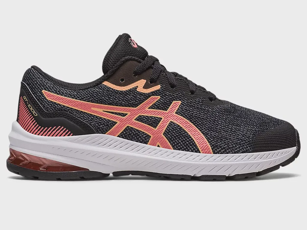 Asics Kid's GT 1000 11 GS - Black/Papaya