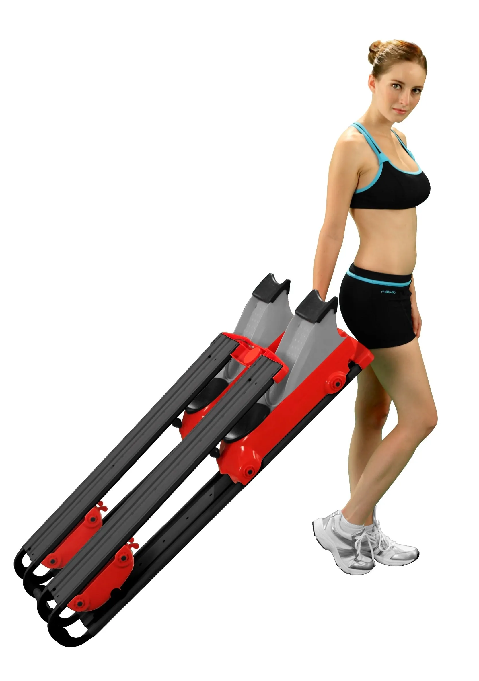 BC-628 - Back2Crawl Home Series Bear Crawl Horizontal Exercise Machine, Red