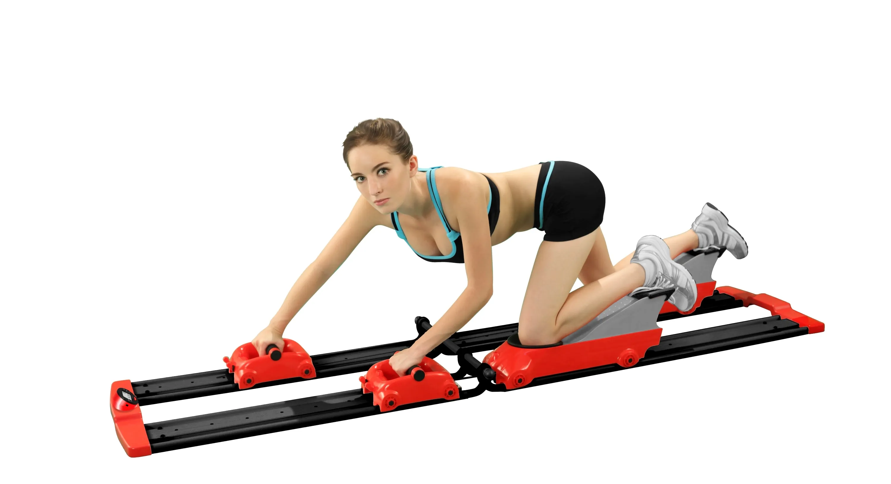 BC-628 - Back2Crawl Home Series Bear Crawl Horizontal Exercise Machine, Red