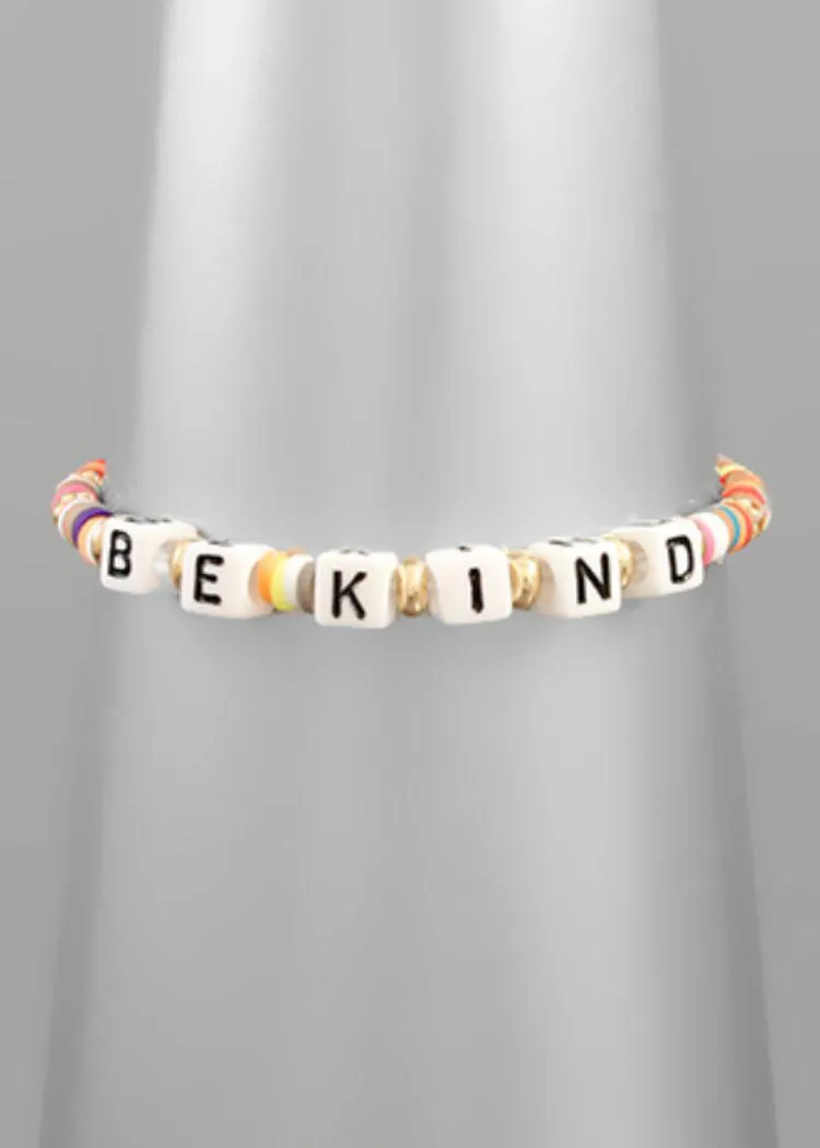 Be Kind Beaded Bracelet