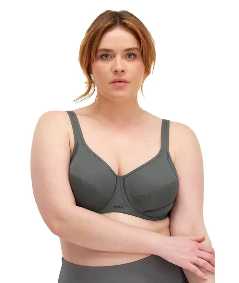 Berlei Electrify Underwire 2 Pack Sports Bra - Fortress/Rose