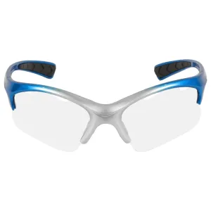 Black Knight Stiletto Protective Eyewear - Blue/Silver