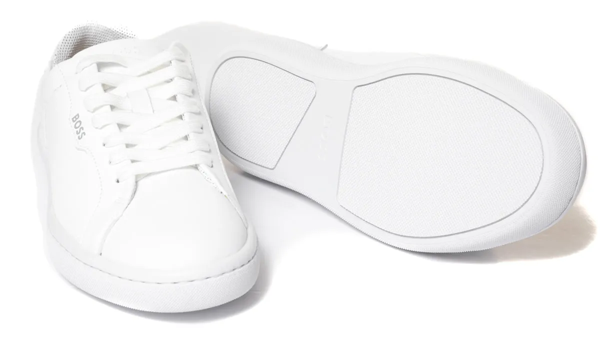 BOSS Ribeira_Tenn_Mclt Trainer in White