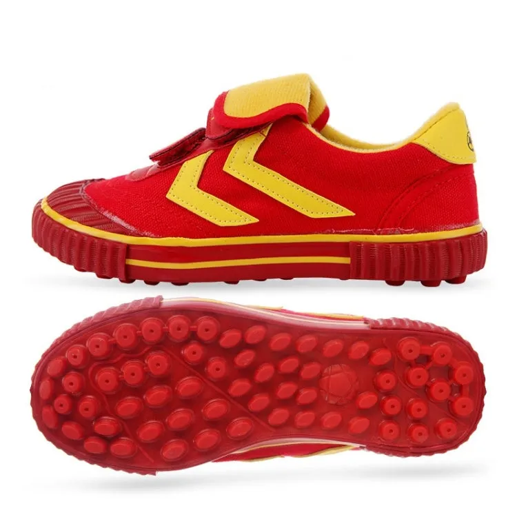 Children Soccer Shoes Antiskid Wear-Resistant Nylon Fastener Football Training Shoes, Series 2