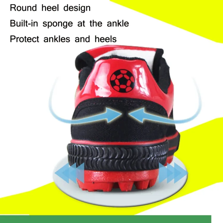 Children Soccer Shoes Antiskid Wear-Resistant Nylon Fastener Football Training Shoes, Series 2