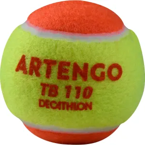 Children's tennis balls TB120 3-Ball with ARTENGO print, yellow