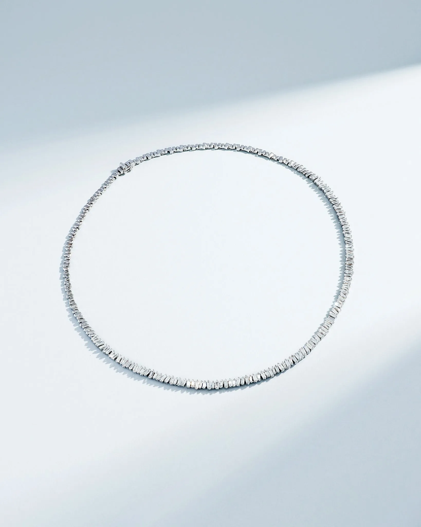 Classic Diamond Tennis Necklace