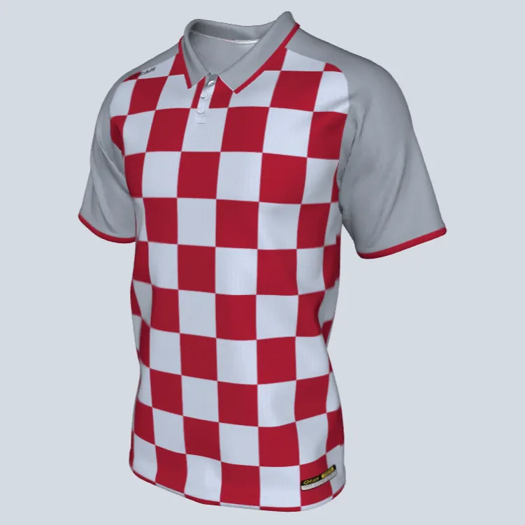 Custom Checker Polo