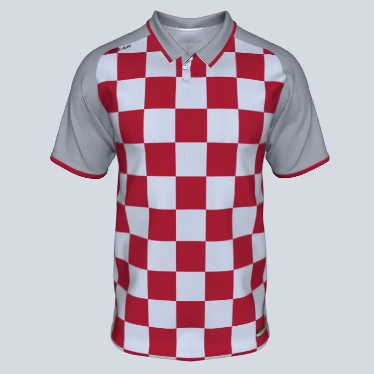 Custom Checker Polo