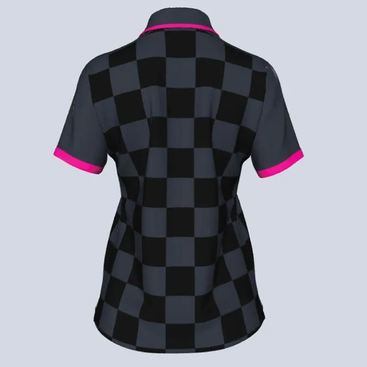 Custom Ladies Checker Polo