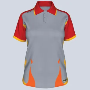 Custom Ladies Fire Polo