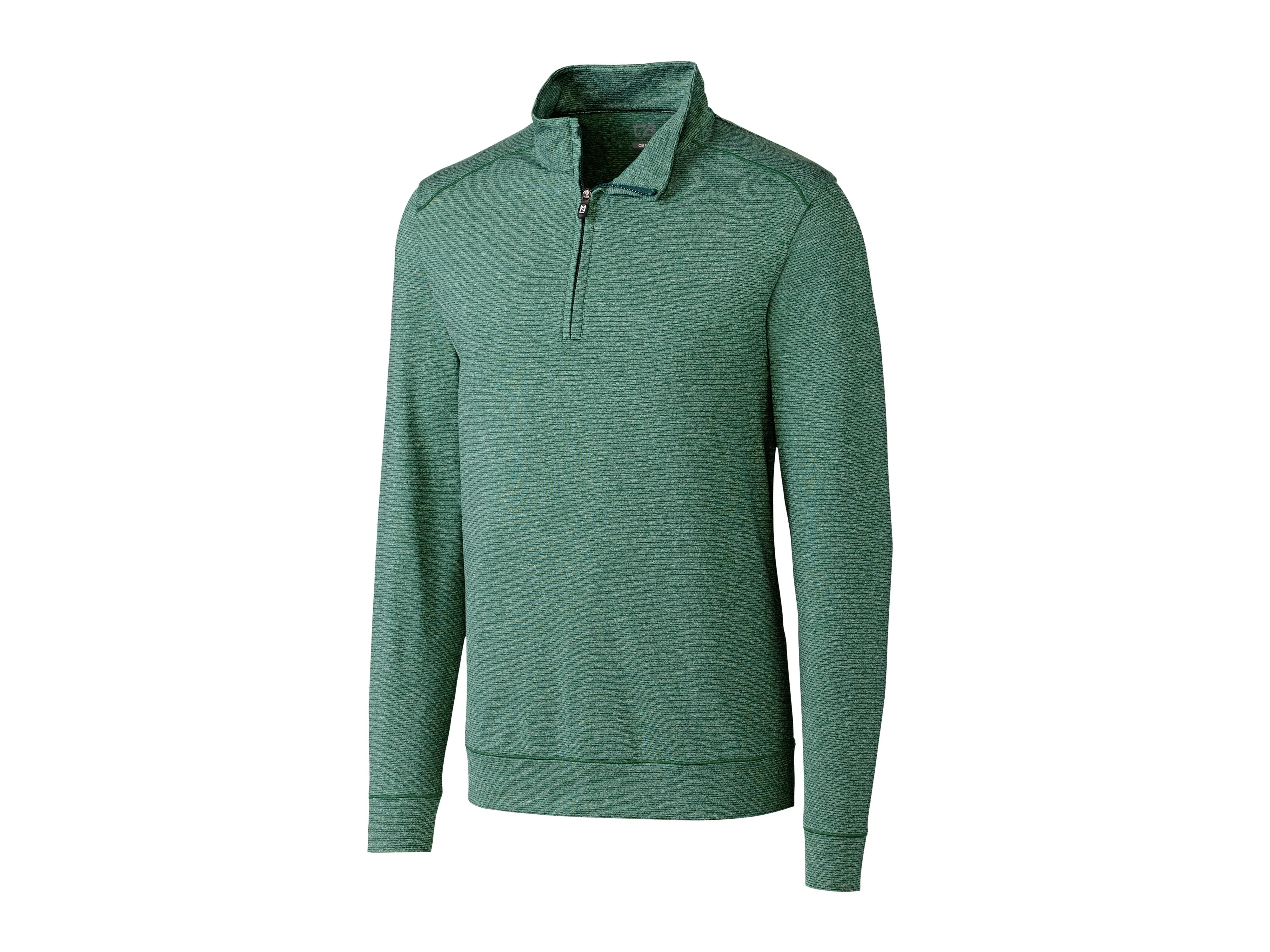 Cutter & Buck - Shoreline Heathered Quarter Zip Mens Pullover