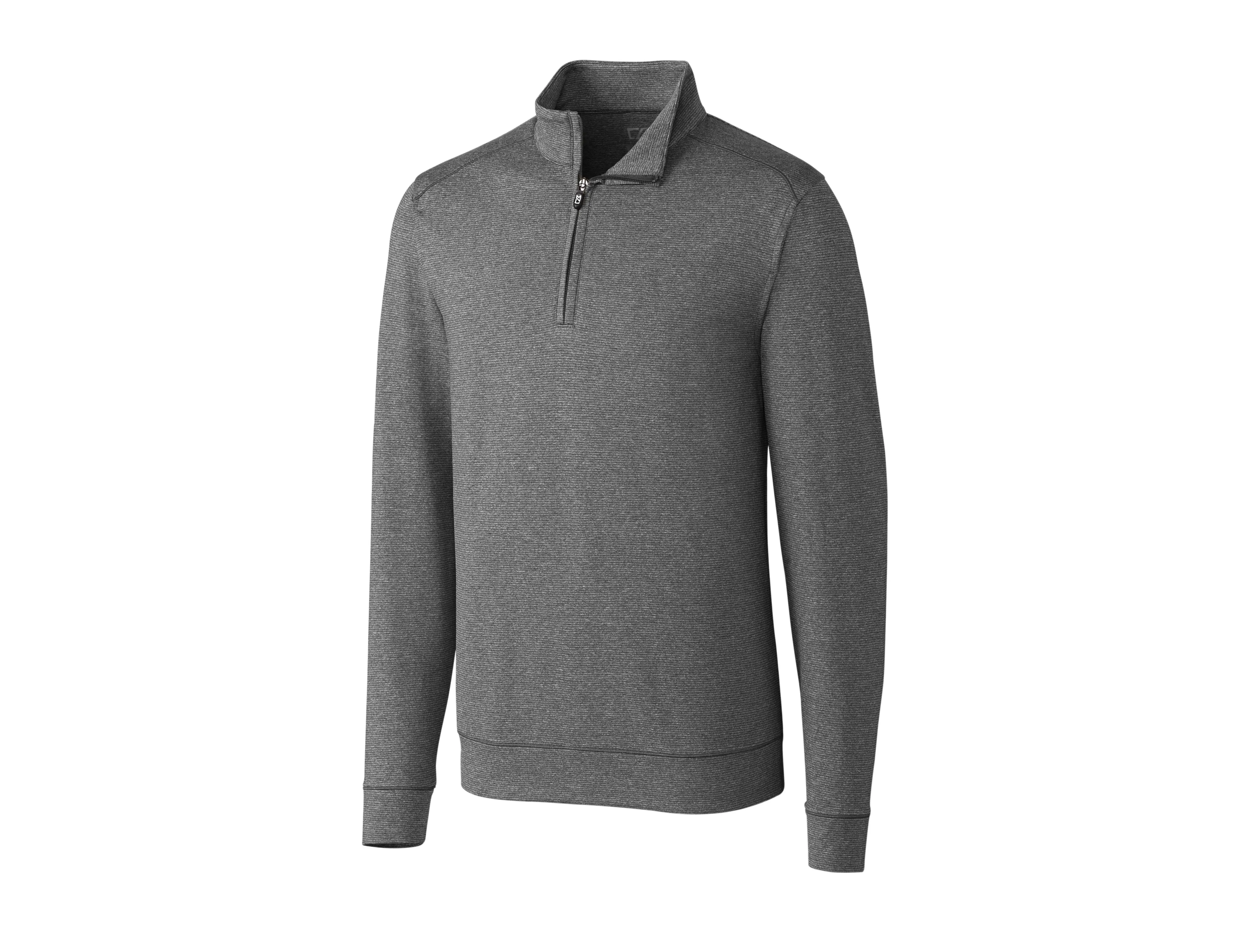 Cutter & Buck - Shoreline Heathered Quarter Zip Mens Pullover