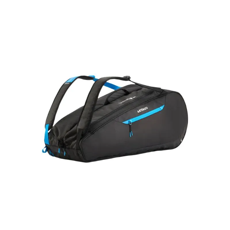 Decathlon-Artengo 9 Tennis Rackets Bag Black Cyan