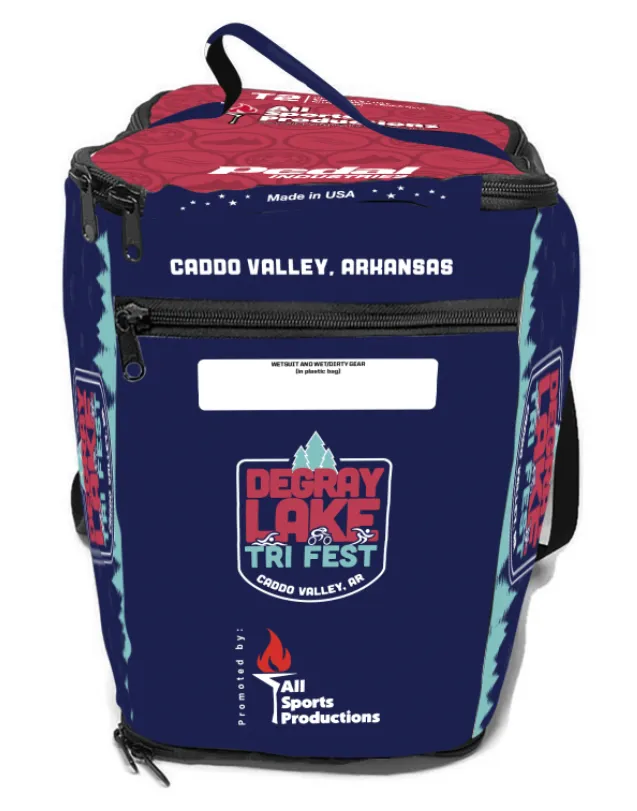 DEGRAY LAKE 2024 TRIATHLON SPECIFIC RaceDay Bag ALL SPORTS