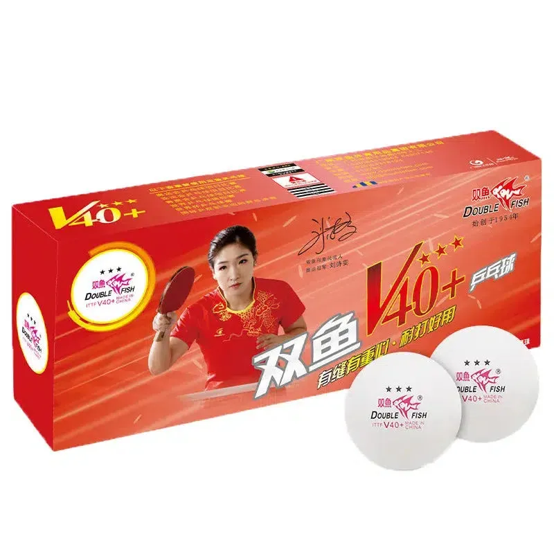 Double Fish 3 Star V40  Table Tennis Balls with Seam