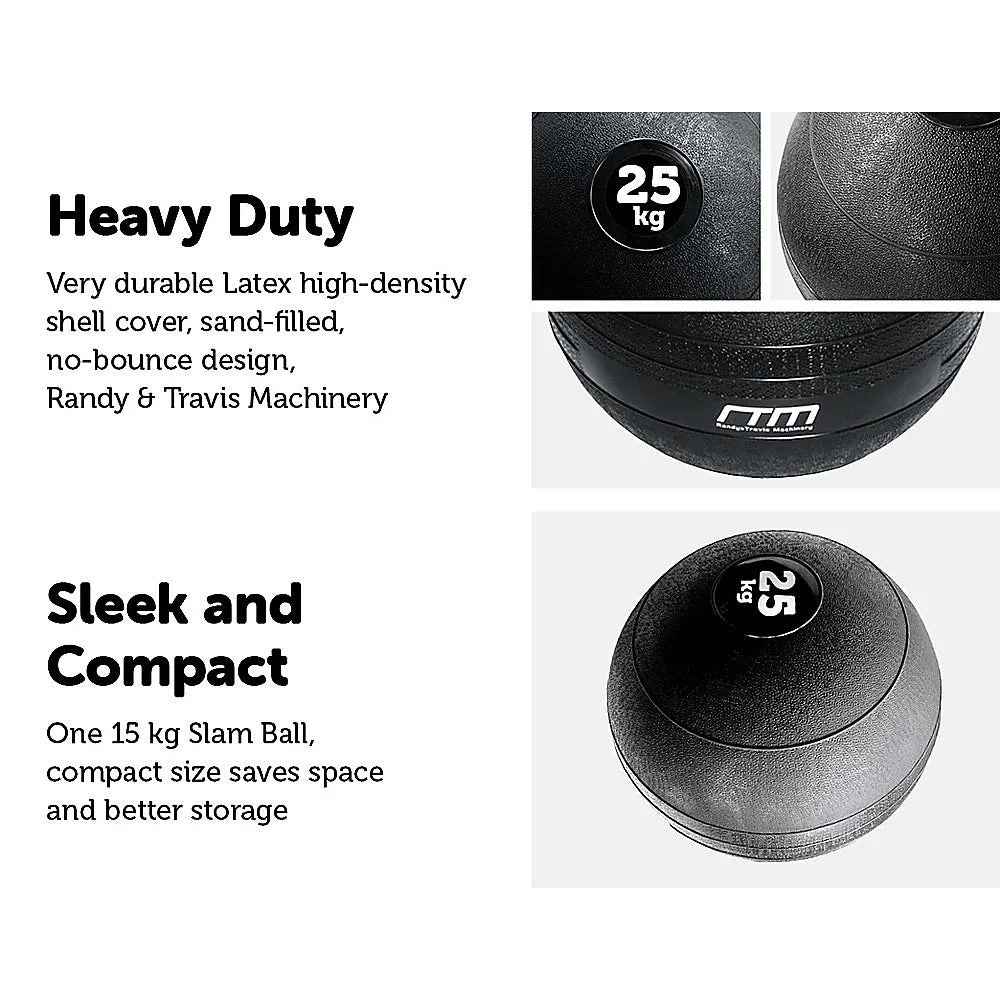 Durable 25kg Slam Ball No Bounce Crossfit Fitness Equipment