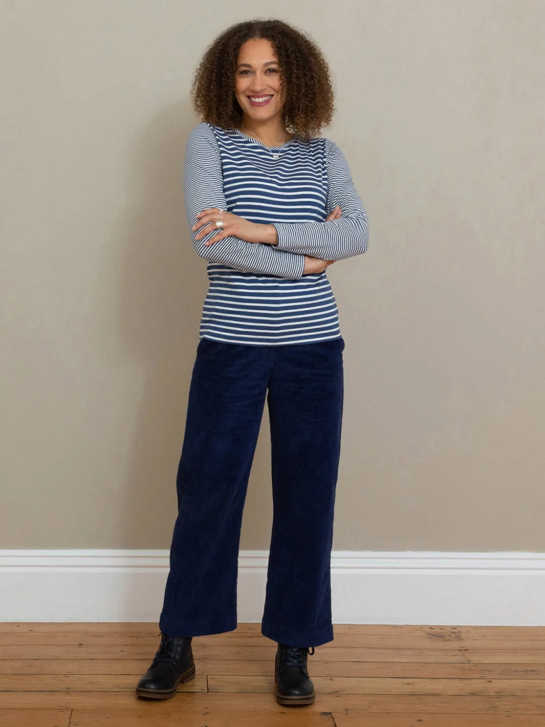 Fiddleford wide leg cord crops