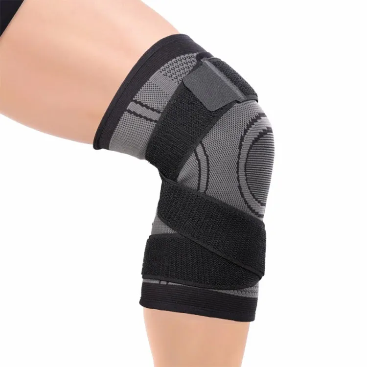 Fitness Running Cycling Bandage Knee Support Braces Elastic Nylon Sports Compression Pad Sleeve, Size:s(Black)