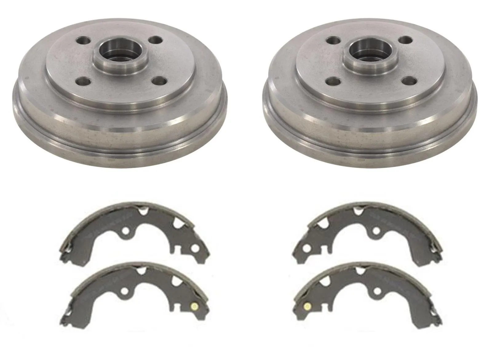 Fits For 1996-1998 Toyota Tercel 2 Brake Drums & Brake Shoes Without ABS