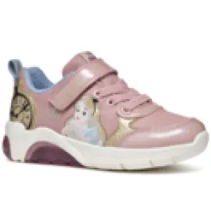 Geox Girls J Fadinlight E Trainer Rose/Platinum