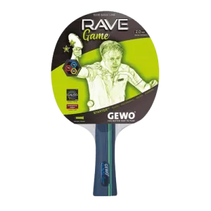 GEWO Rave Game Beginners Table Tennis Bat