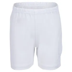 Girls' Tennis Shorty With Ball Pocket White