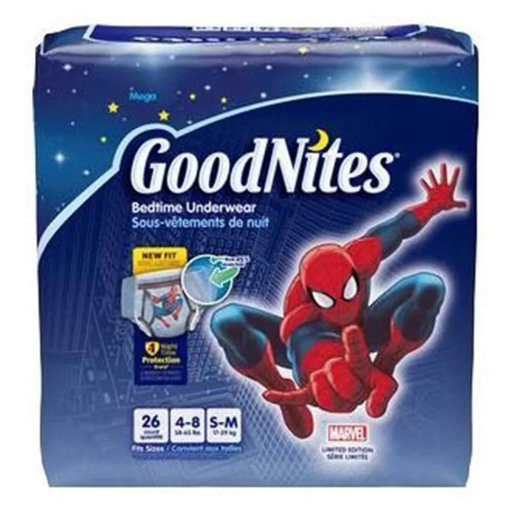 GoodNites Youth Pants for Boys - S/M, 26 Count, Mega Pack