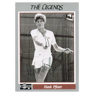 Hank Pfister Signed  Legends Card