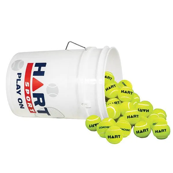 HART Bucket of Coaching Tennis Balls