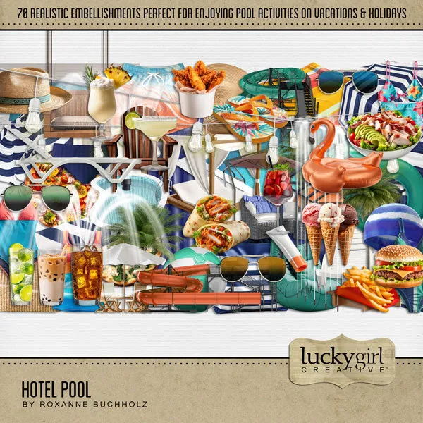 Hotel Add-On Digital Scrapbook Bundle