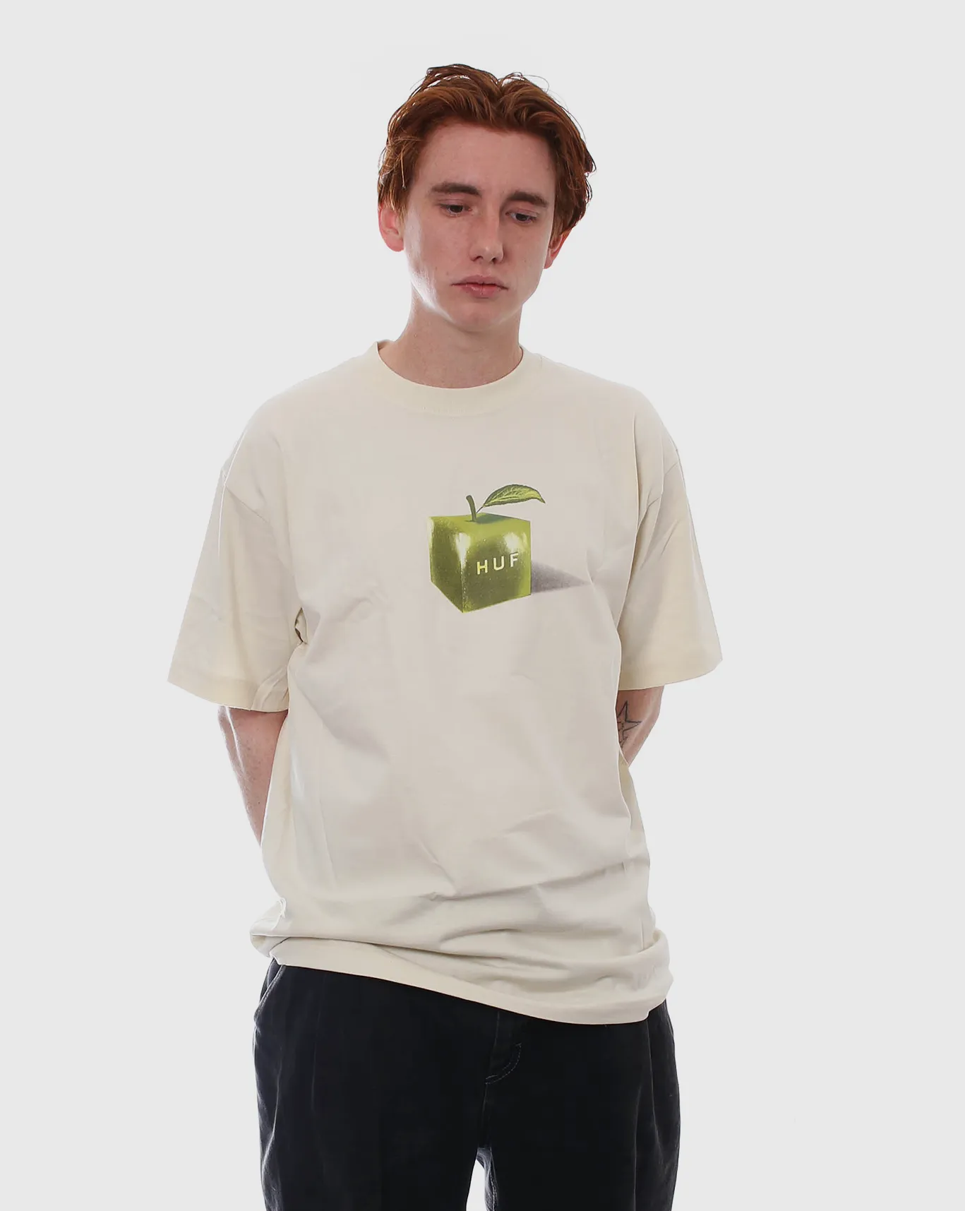 Huf Apple Box Shirt - Bone