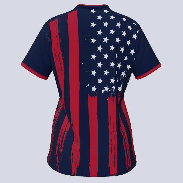 Ladies Brave Custom USA Jersey