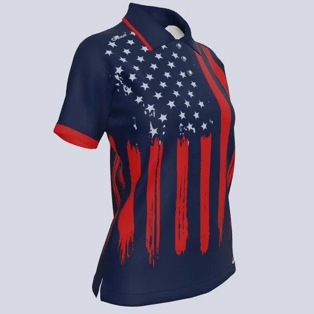 Ladies Brave Custom USA Polo